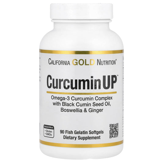 California Gold Nutrition, CurcuminUP™, 90 Fish Gelatin Softgels