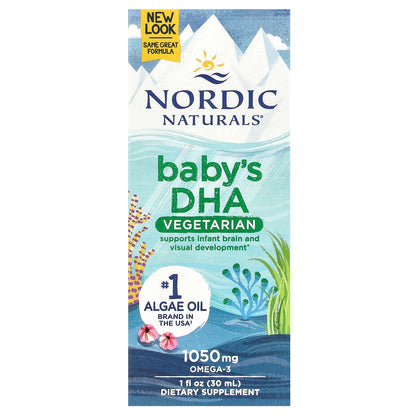 Nordic Naturals, Baby's DHA Vegetarian, 1,050 mg, 1 fl oz (30 ml)