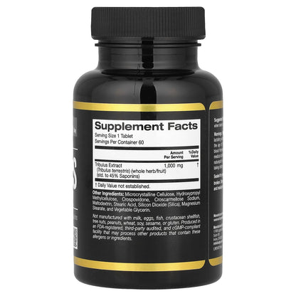California Gold Nutrition, Sport, Tribulus, 1,000 mg, 60 Tablets