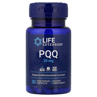 Life Extension, PQQ , 20 mg, 30 Vegetarian Capsules