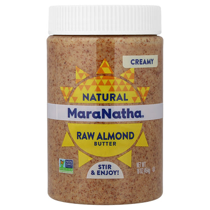 MaraNatha, Natural Raw Almond Butter, Creamy, 16 oz (454 g)