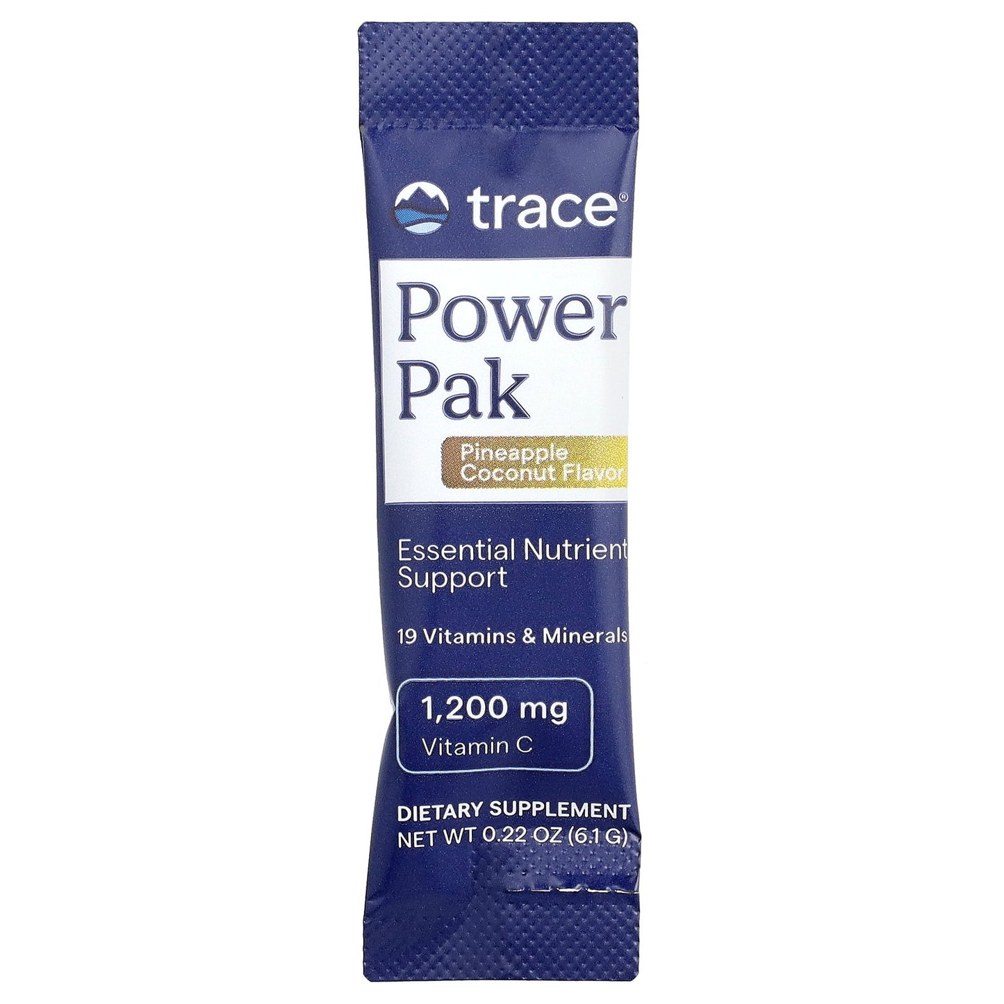 Trace, Power Pak, Pineapple Coconut, 30 Stick Packs, 0.22 oz (6.1 g) Each