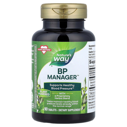 Nature's Way, BP Manager™, 90 Tablets