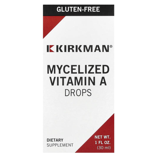 Kirkman Labs, Mycelized Vitamin A Drops, 1,507 mcg, 1 fl oz (30 ml)