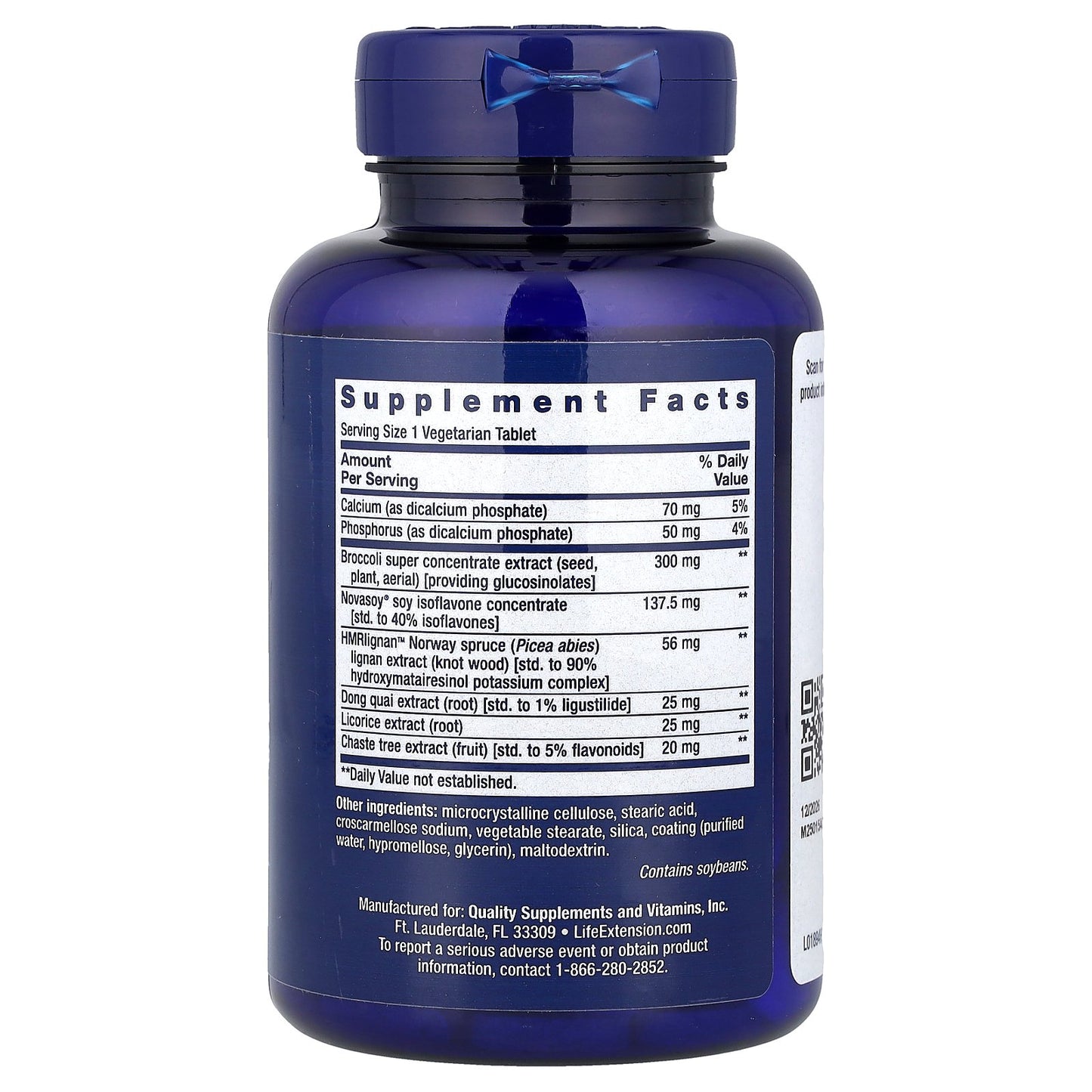 Life Extension, Women's Health, Estrogen for Women, 30 Vegetarian Tablets