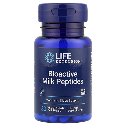 Life Extension, Bioactive Milk Peptides, 30 Vegetarian Capsules