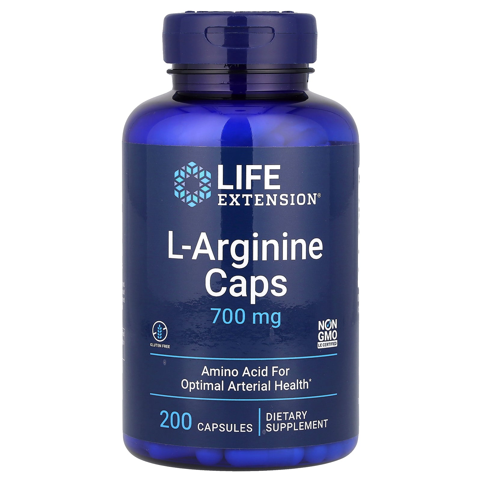 Life Extension, L-Arginine Caps, 700 mg, 200 Capsules