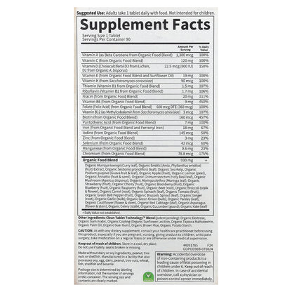 Garden of Life, Organics, Prenatal Once Daily, 90 Vegan Tablets