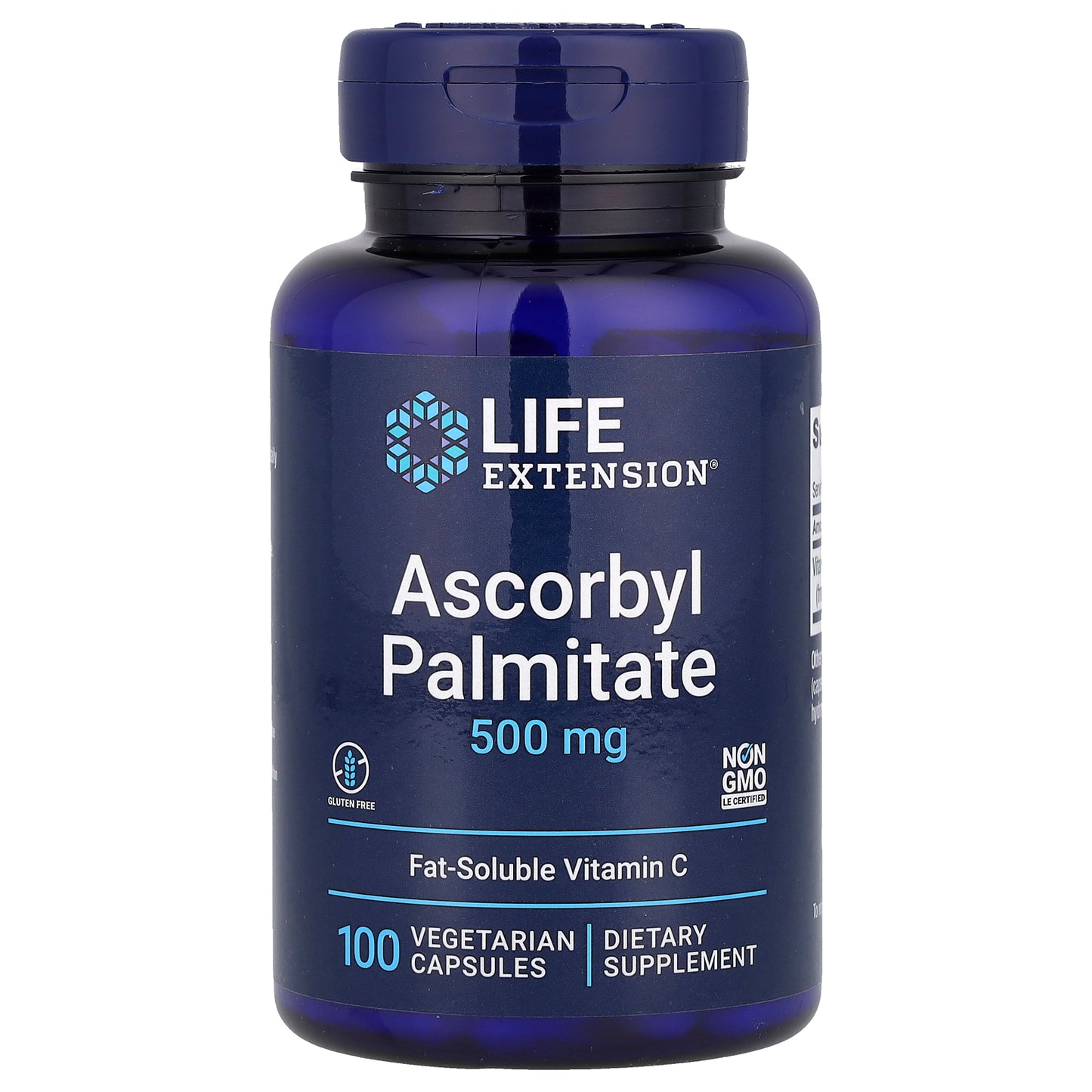 Life Extension, Ascorbyl Palmitate, 500 mg, 100 Vegetarian Capsules