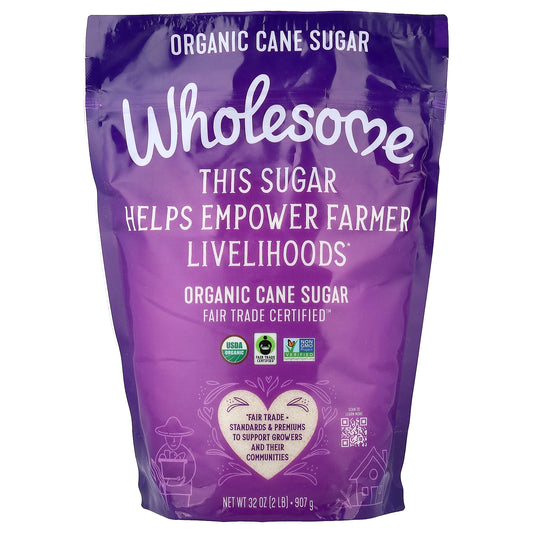 Wholesome Sweeteners, Organic Cane Sugar, 2 lb (907 g)