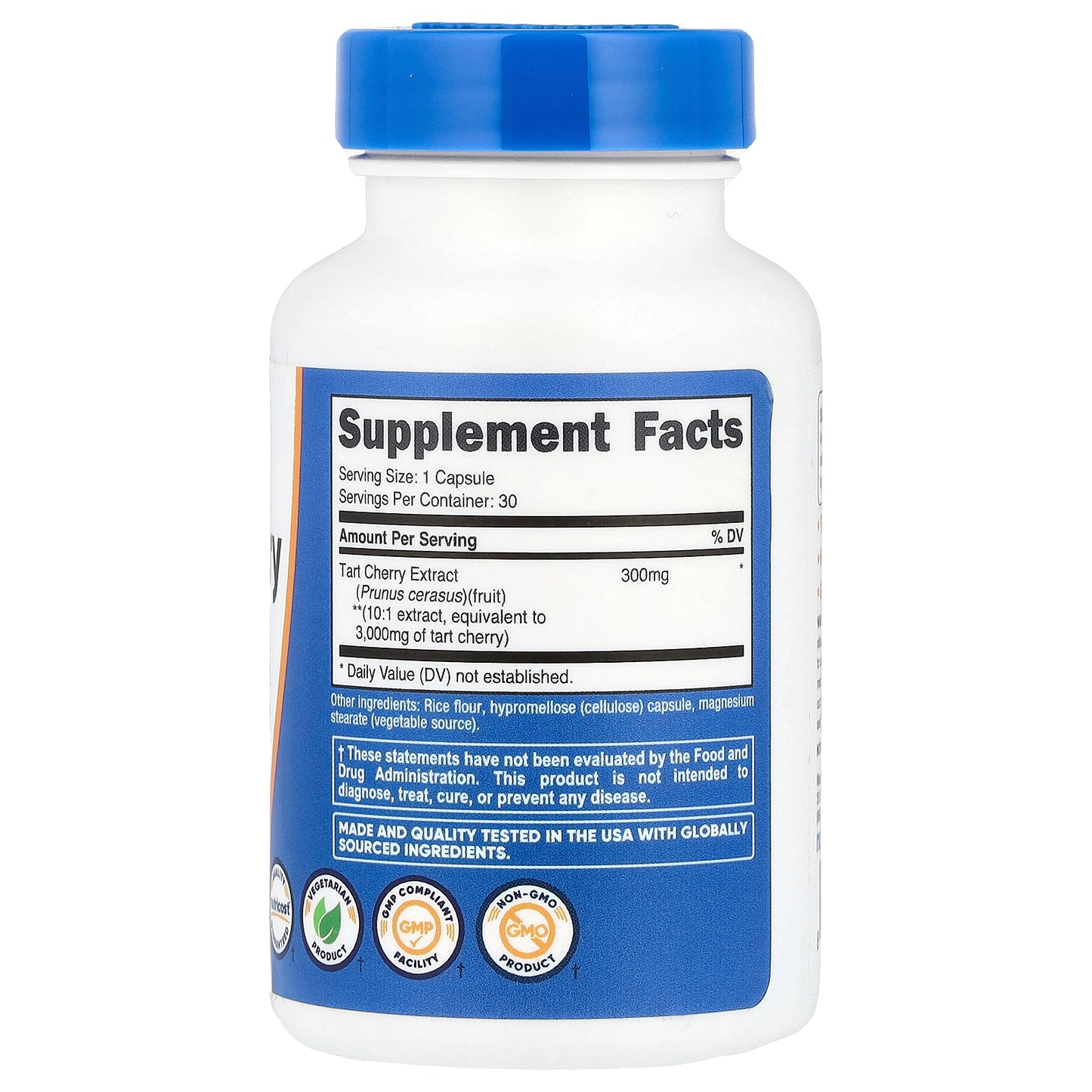 Nutricost, Tart Cherry, 3,000 mg, 30 Capsules