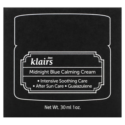 Dear, Klairs, Midnight Blue Calming Cream, 1 oz (30 ml)