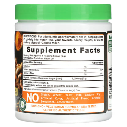 Nature's Truth, Organic Turmeric Powder, 7 oz (198 g)