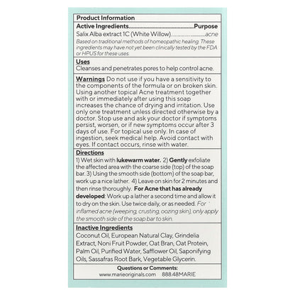 Marie Originals, The Bioactive Acne Bar Soap, 2.9 oz (82 g)