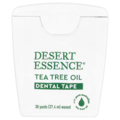 Desert Essence, Tea Tree Oil Dental Tape, Waxed, 30 Yds (27.4 m)