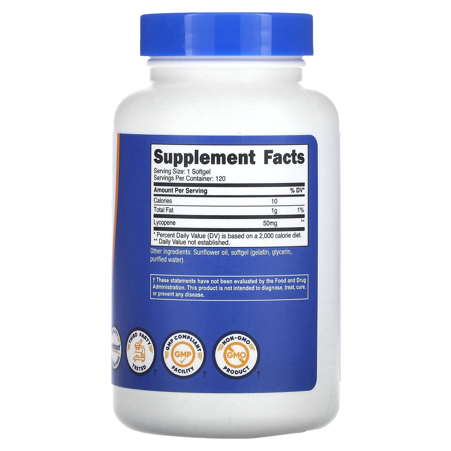 Nutricost, Lycopene, 50 mg, 120 Softgels