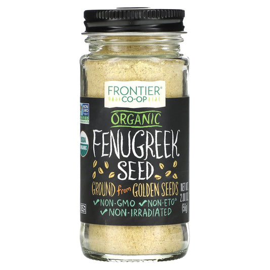 Frontier Co-op, Organic Ground Fenugreek Seed, 2 oz (56 g)