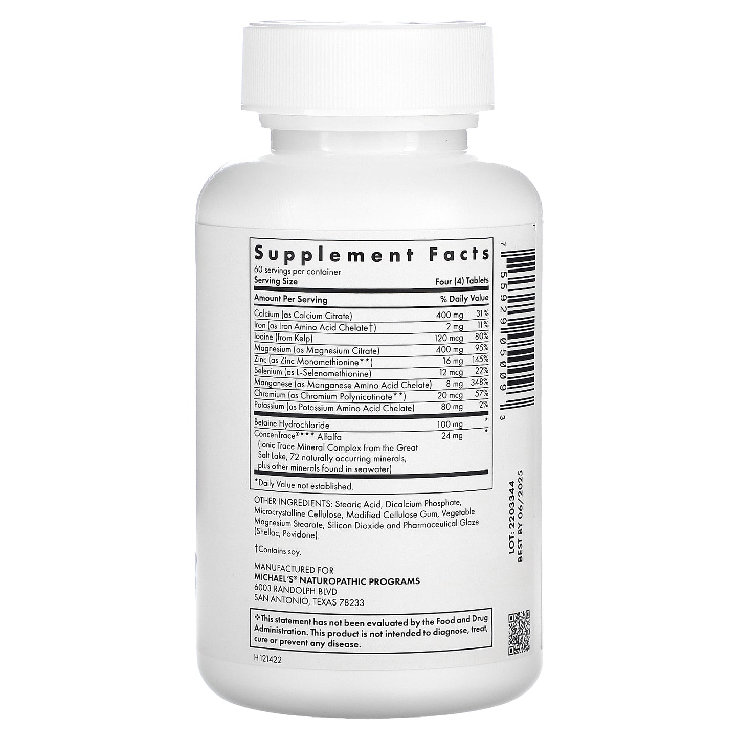 Michael's Health, Essential Minerals, 240 Vegetarian Tablets