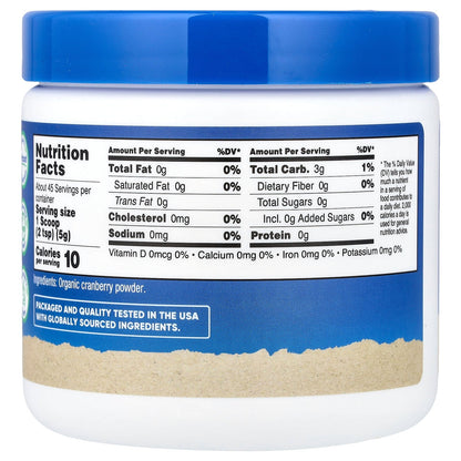 Nutricost, Organic Cranberry, Unflavored, 8.1 oz (227 g)