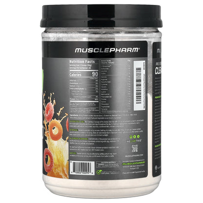 MusclePharm, Pro Series Clear-ISO, Protein Powder Drink Mix, Sour Peach Rings, 1.14 lbs (520 mg)