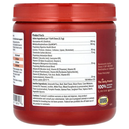 Zesty Paws, Ancient Elements, 8-in-1 Bites, For Dogs, All Ages, Bison, 90 Soft Chews, 10.4 oz (297 g)