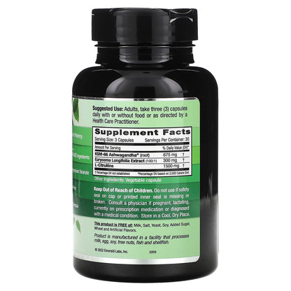 Emerald Laboratories, Testosterone Health, 90 Vegetable Caps