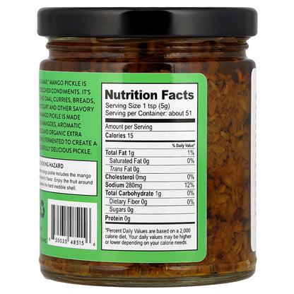 Pure Indian Foods, Raw Mango Pickle , 9 oz (255 g)