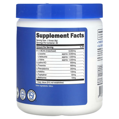 Nutricost, Performance, EAA, Unflavored, 8.9 oz (249 g)