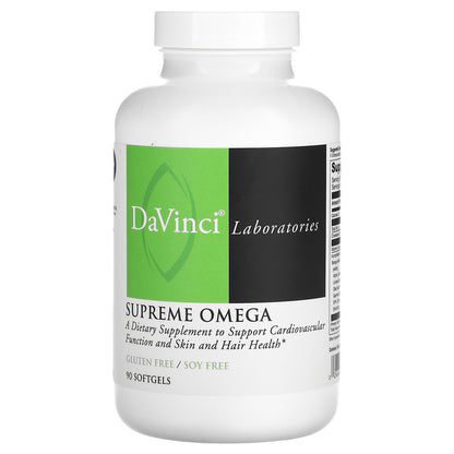 DaVinci Laboratories of Vermont, Supreme Omega, 90 Softgels