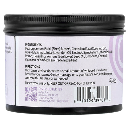 Ayeya, Baby, Whipped Body Butter, Lavender, 5 oz (141 g)