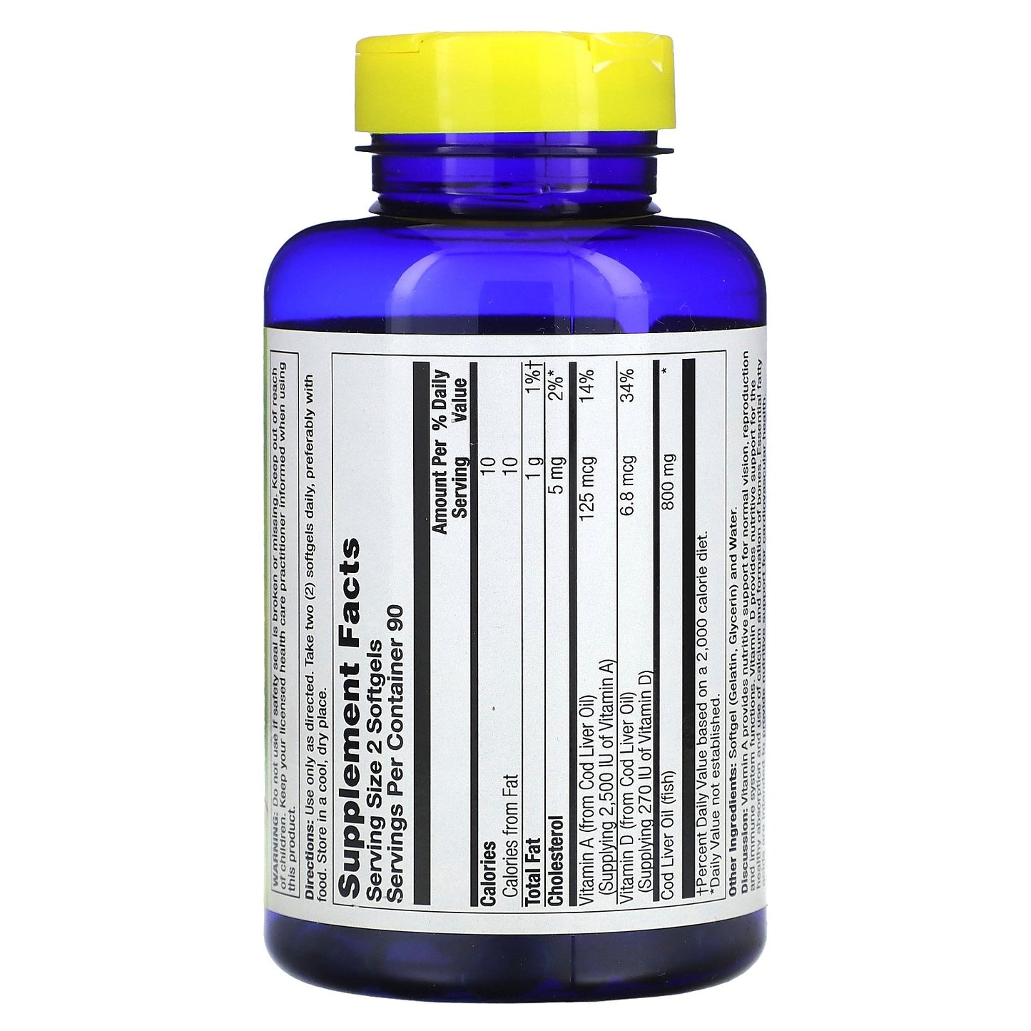 Nature's Life, Cod Liver Oil, 180 Softgels