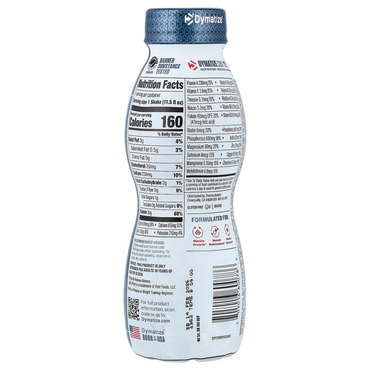 Dymatize, Performance Protein Shake, Fruity Pebbles™, 11.5 fl oz (340 ml)