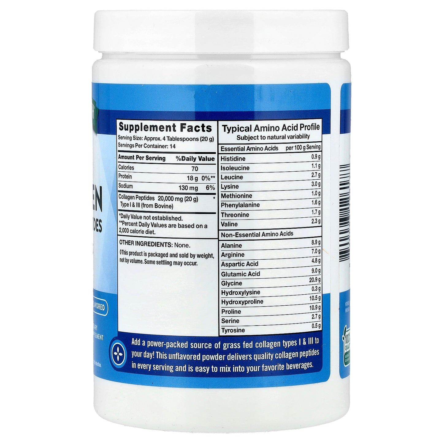 Nature's Truth, Ultra Collagen Powder, Unflavored, 10 oz (283 g)