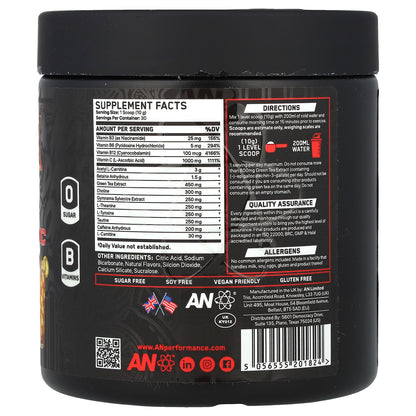 ABE, Shred-X, Extreme Thermogenic Powder, Lemon Iced Tea, 10.58 oz (300 g)