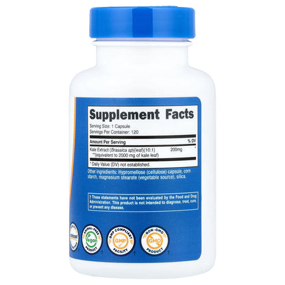 Nutricost, Kale, 2,000 mg, 120 Capsules
