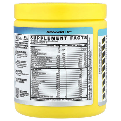 C4 / Cellucor, C4® Energy + Aminos, Blue Raspberry, 8.8 oz (249 g)