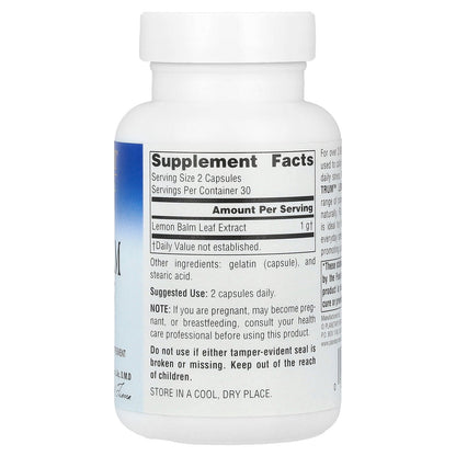 Planetary Herbals, Full Spectrum™ Lemon Balm, 60 Capsules (500 mg per Capsule)