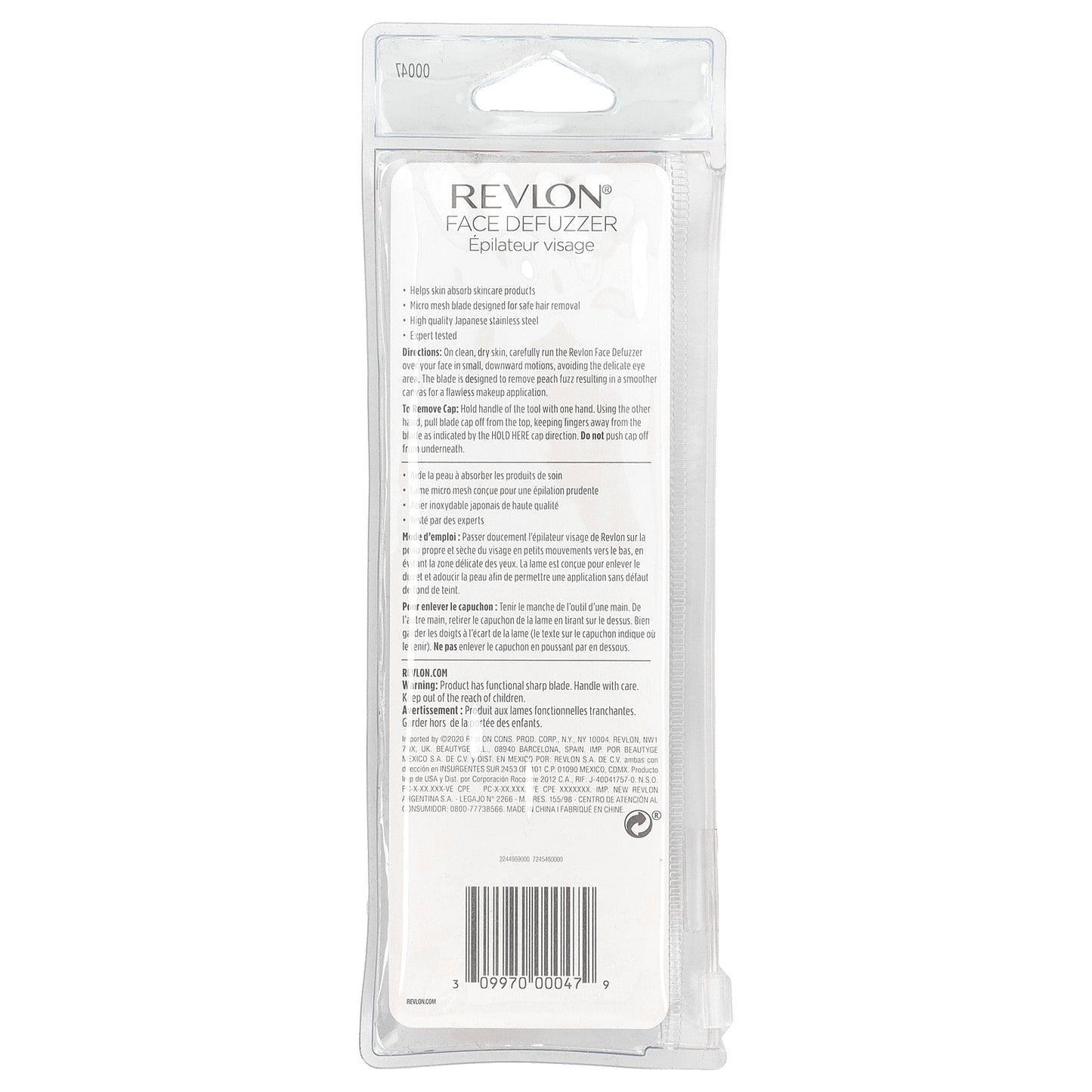 Revlon, Face Defuzzer, Smooth & Perfect, 2 Count