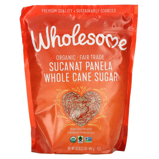 Wholesome Sweeteners, Organic Sucanat Panela Whole Cane Sugar, 32 oz (907 g)