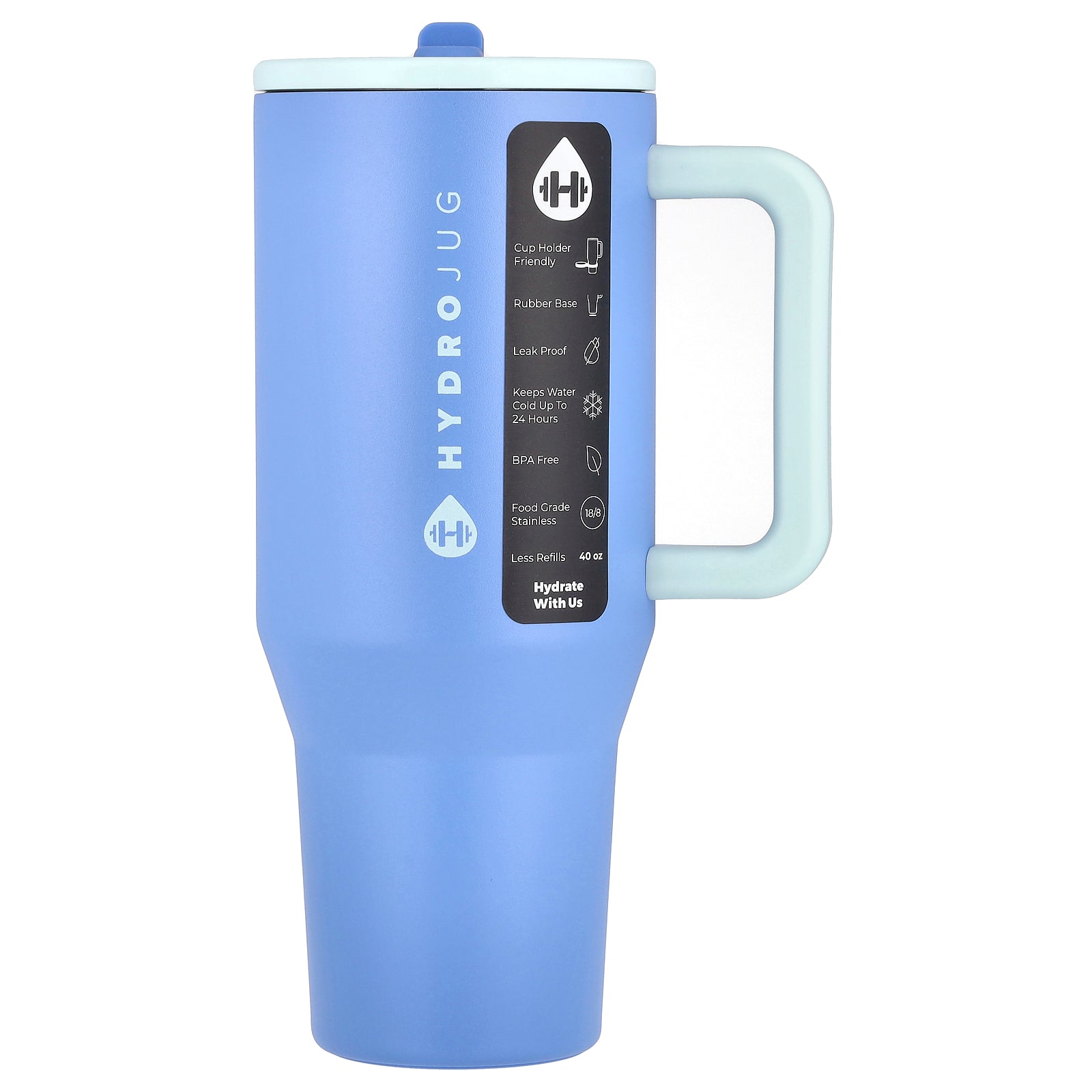 HydroJug, Traveler Tumbler, Riptide, 40 oz