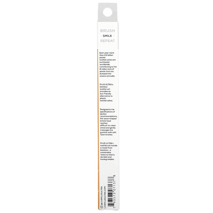 Plus Ultra, Bamboo Toothbrush, +>XO, Adult, Soft, 1 Toothbrush