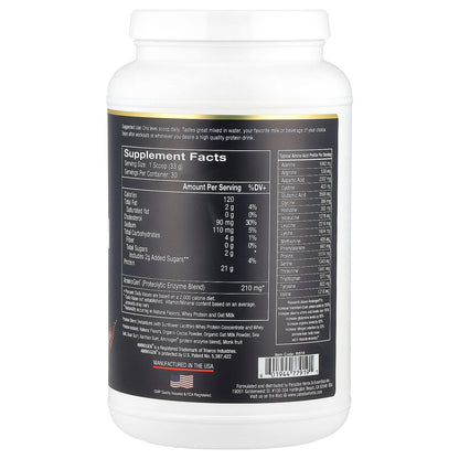 Paradise Herbs, Whey Protein, Natural Chocolate, 32 oz (990 g)