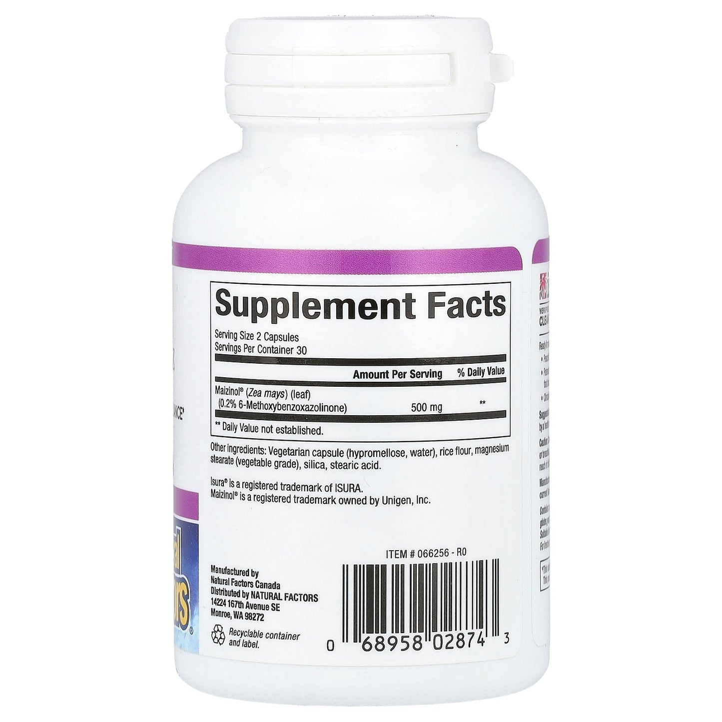 Natural Factors, Stress-Relax®, Peaceful ZZZ, 60 Vegetarian Capsules (250 mg per Capsule)