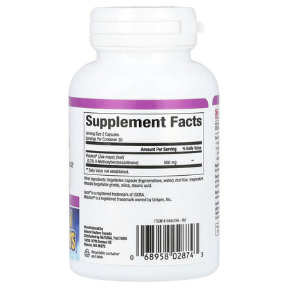 Natural Factors, Stress-Relax®, Peaceful ZZZ, 60 Vegetarian Capsules (250 mg per Capsule)