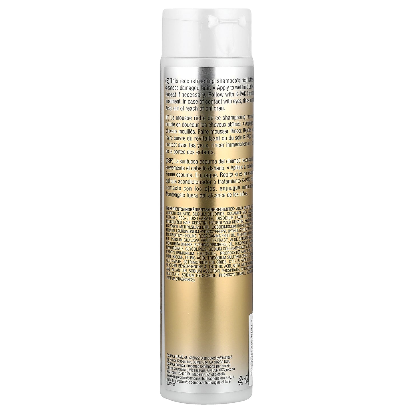 Joico, K-PAK Reconstructing Shampoo, 10.1 fl oz (300 ml)