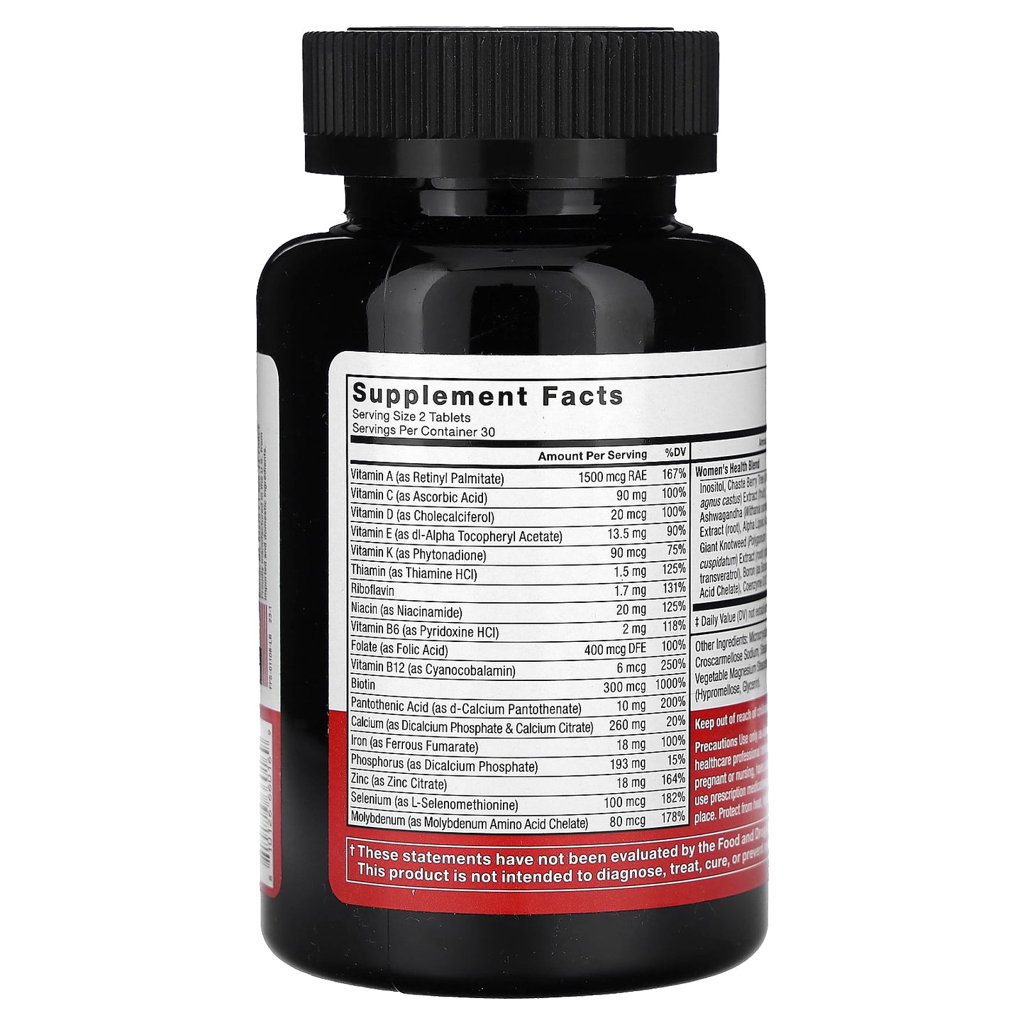 Force Factor, Women's Multivitamin, 60 Tablets