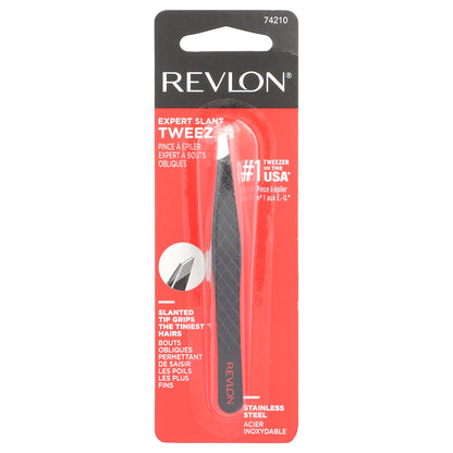 Revlon, Expert Slant Tweezer, Black, 1 Count
