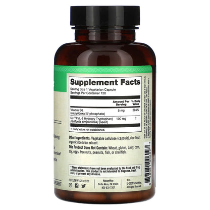 NatureWise, 5-HTP, 120 Vegetarian Capsules