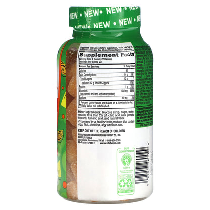 VitaFusion, Gummy Vitamins, Power C Gummies, Tropical Citrus, 92 Gummies (125 mg per Gummy)