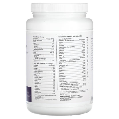 Metagenics, UltraMeal Cardio 360°,  Medical Food, Vanilla, 1 lb 2.27 oz (518 g)